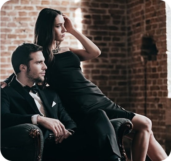 Elegant couple